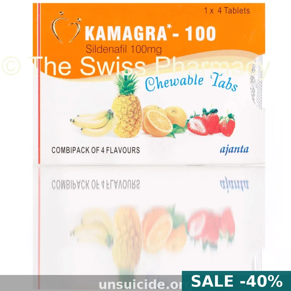 Get Kamagra Chewable 100mg Online | Sildenafil Prescribed & Delivered From $1.88