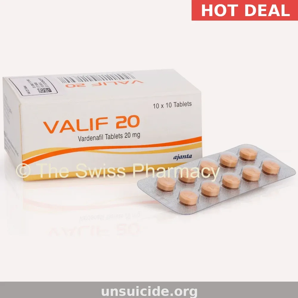 Buy Generic Valif 20mg Online (Vardenafil) — From $1.56