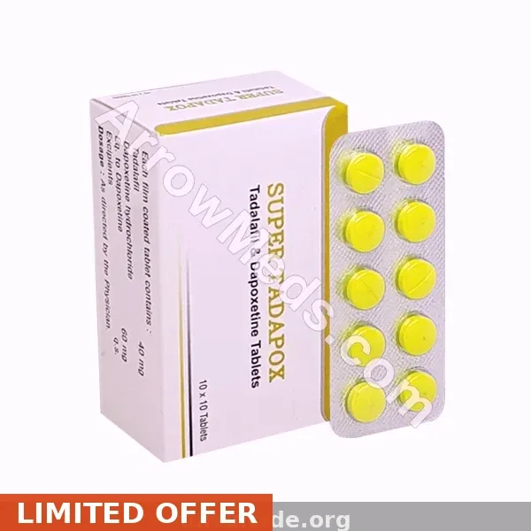 Super Tadapox 40/60mg for Erectile Dysfunction — Buy Tadalafil/dapoxetine Online | Fast Delivery From $1.56