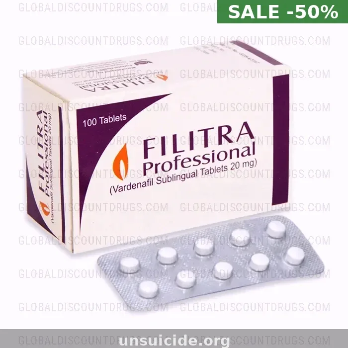 Vardenafil (Filitra Professional®) — Prescription Tablets for Erectile Dysfunction