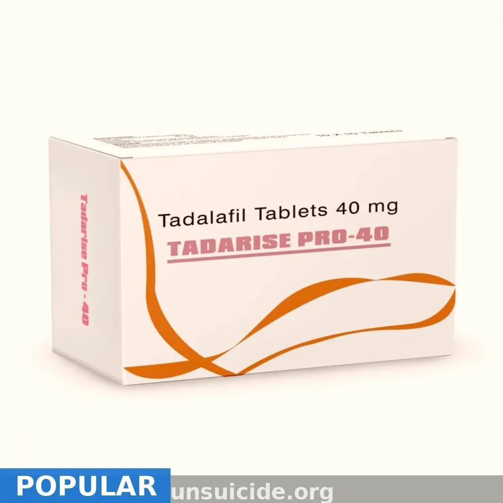 About Tadarise Pro 40mg in USA — Erectile Dysfunction Treatment Overview