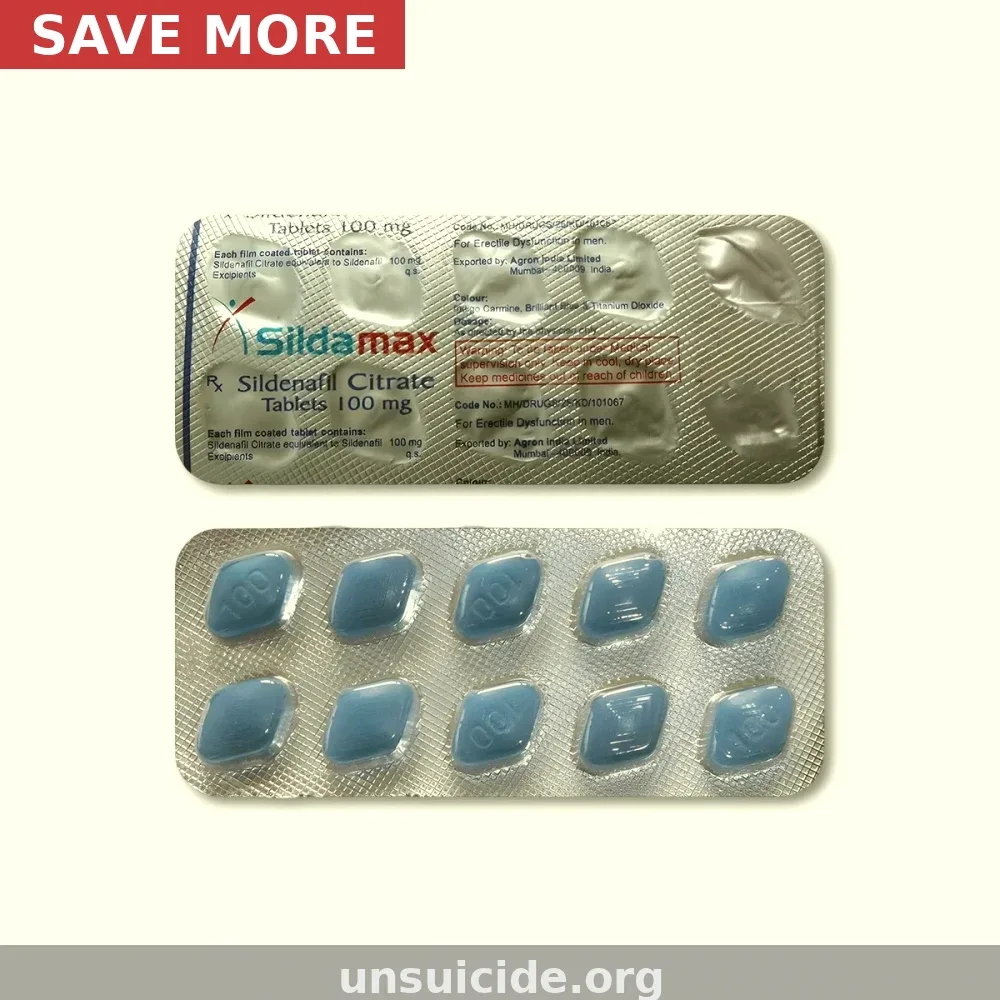 Sildenafil 100mg (Sildamax) — Erectile Dysfunction Medication Overview