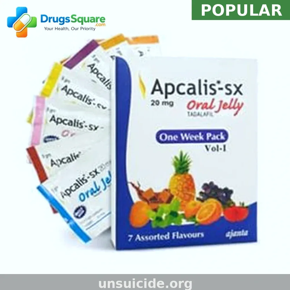 Apcalis SX Oral Jelly 20mg Oral Jelly Sachets — USA