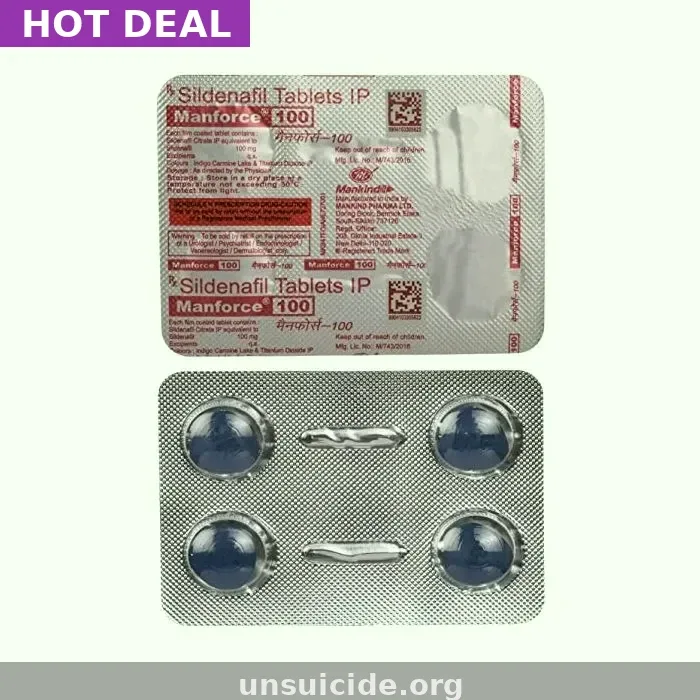 Buy Manforce Online USA — 100mg Sildenafil for Erectile Dysfunction From $6.79