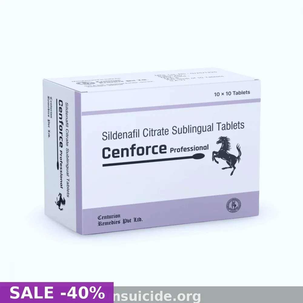 Sildenafil (Cenforce Professional) 100mg — Buy Online From $0.98 Per Pill