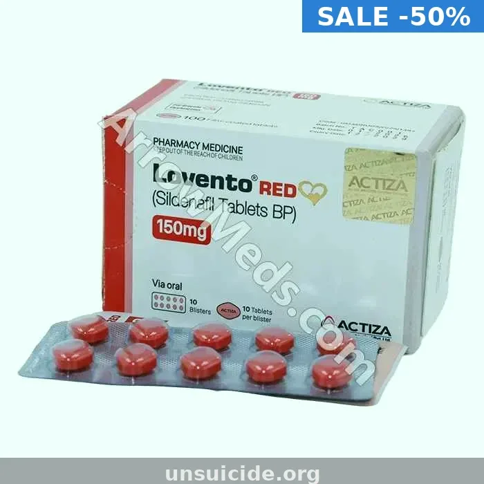 Sildenafil 150mg (Sildenafil Red) — Erectile Dysfunction Medication Overview