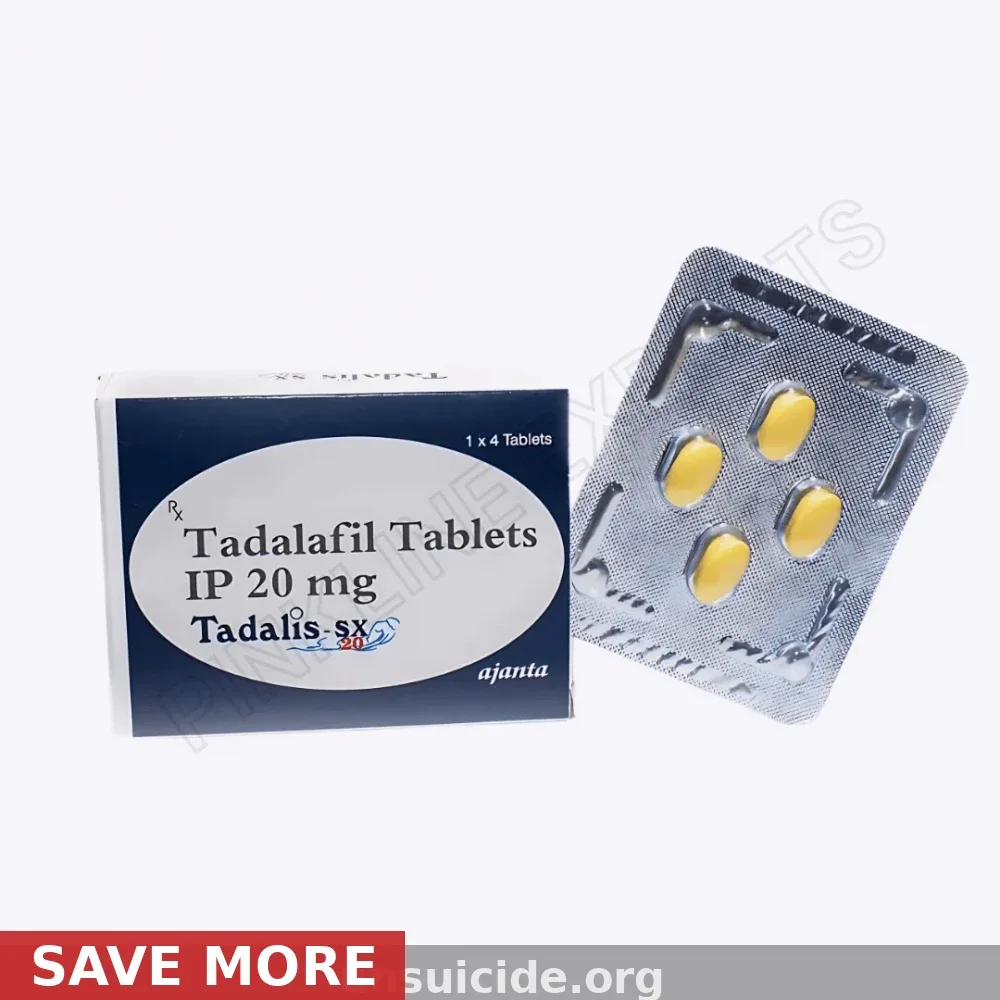 20mg Tadalafil Tablets in USA — Generic Tadalis SX for Erectile Dysfunction